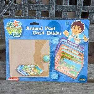 Nickelodeon Go Diego Go! Animal Fact Card Holder - Tan and Blue